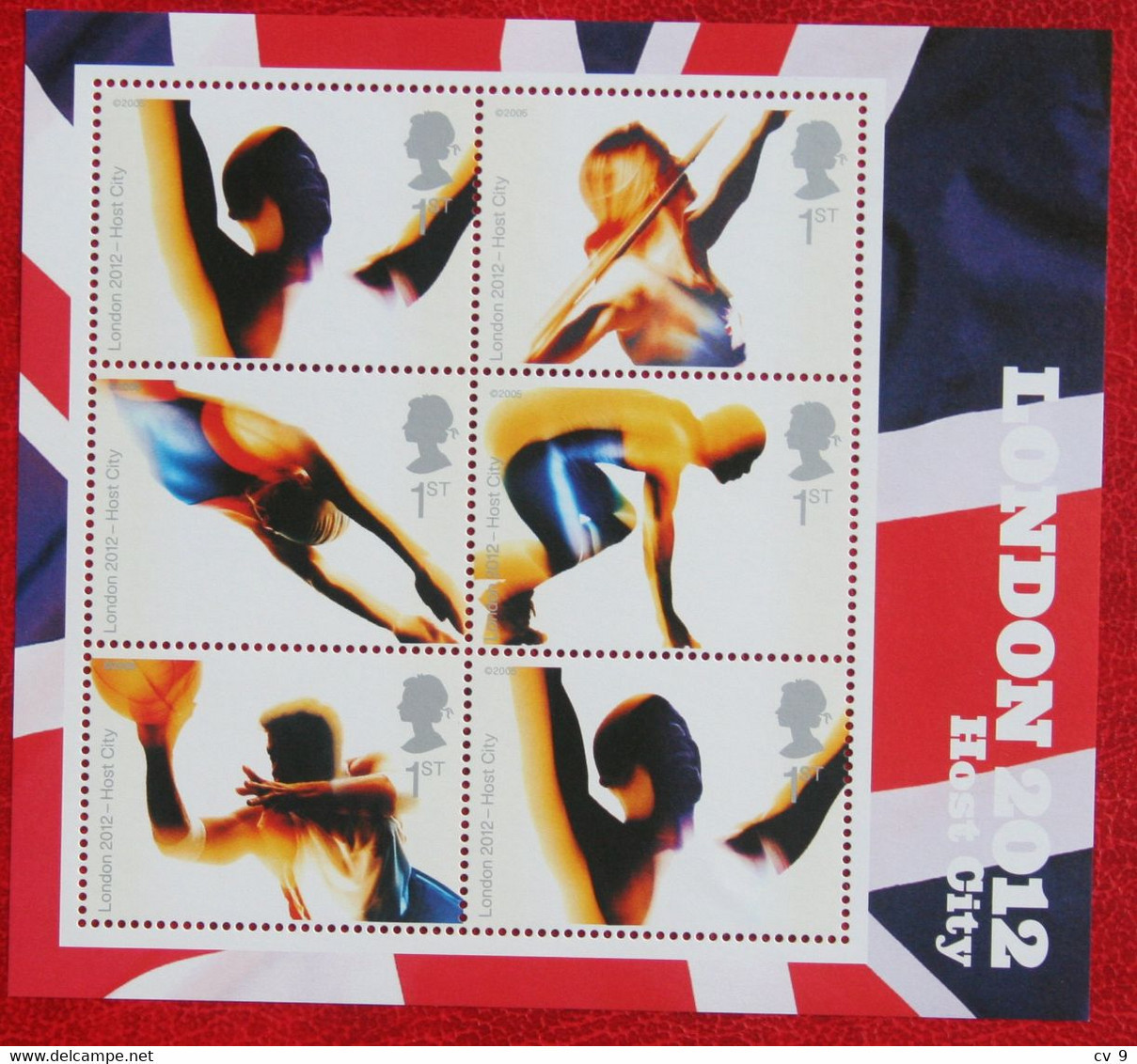 OLYMPICS LONDON 2012 Olympic Games (Mi 2321-2325 Block 26) 2005 POSTFRIS MNH ** ENGLAND GRANDE-BRETAGNE GB GREAT BRITAIN - Unused Stamps