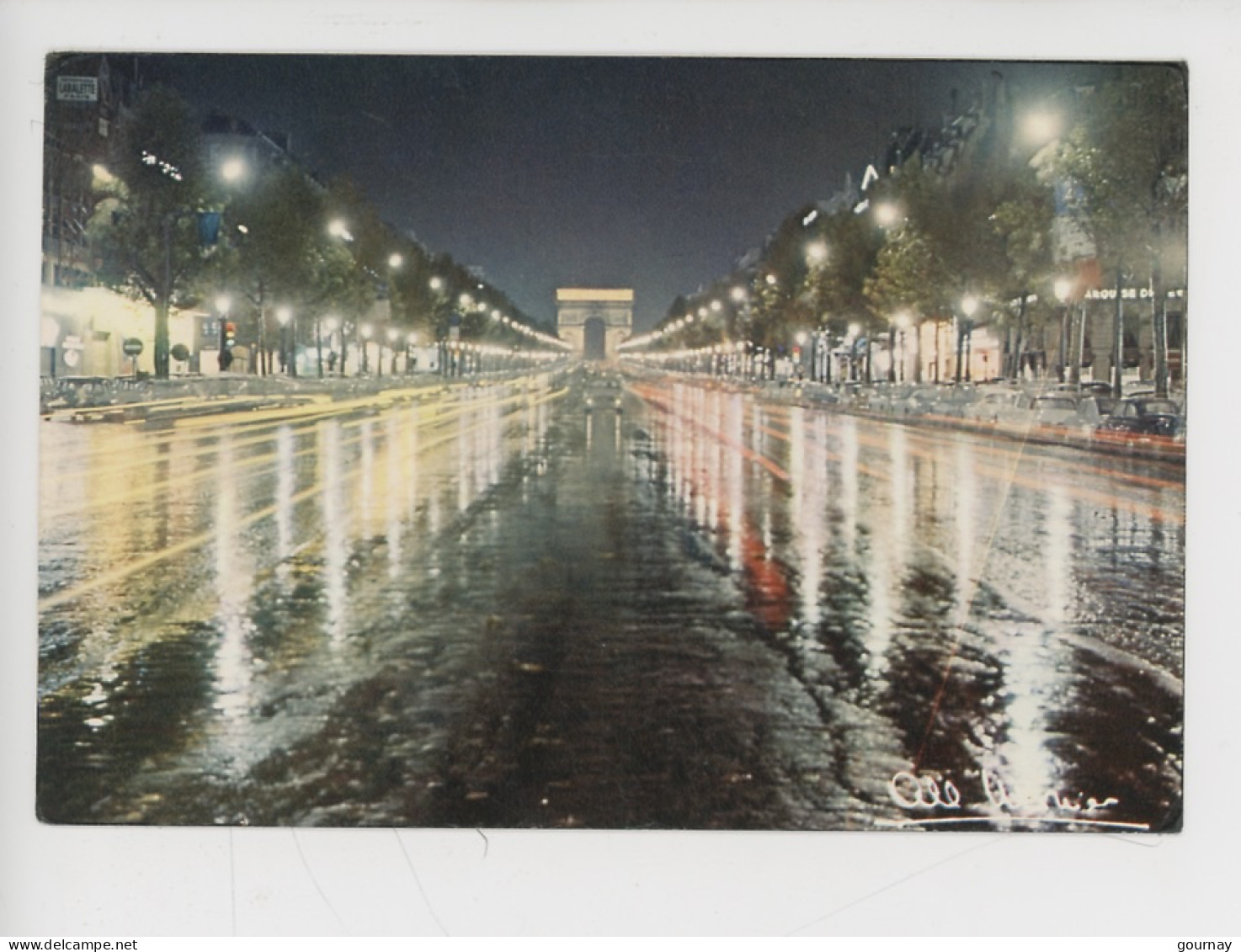 Albert Monier Photographe - Paris, Les Champs Elysées Et L'Arc De Triomphe (cp N°10089 Monier) - Monier