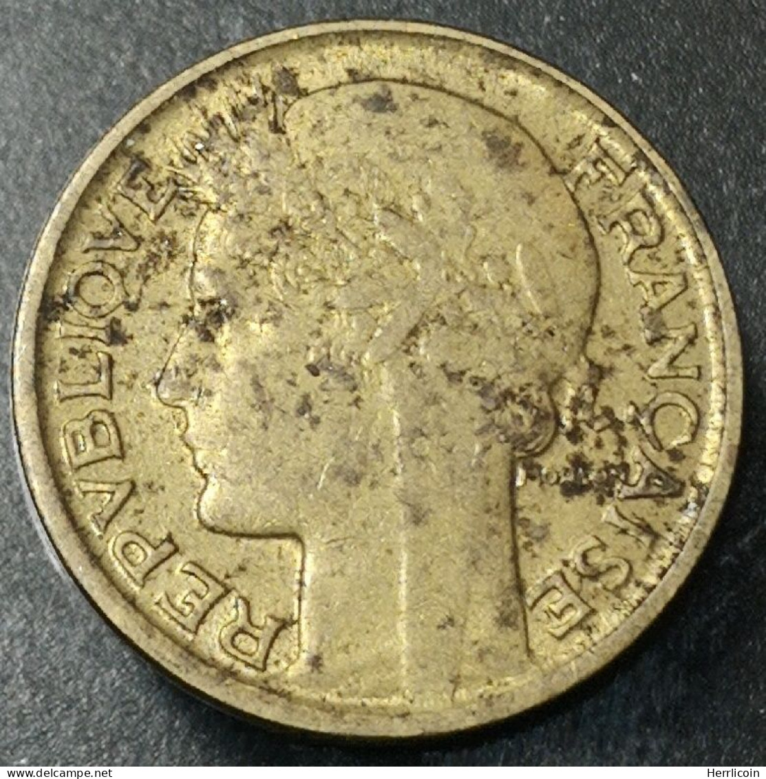 Monnaie France - 1939 B Cerclé- 50 Centimes Morlon Cupro-aluminium - 50 Centimes