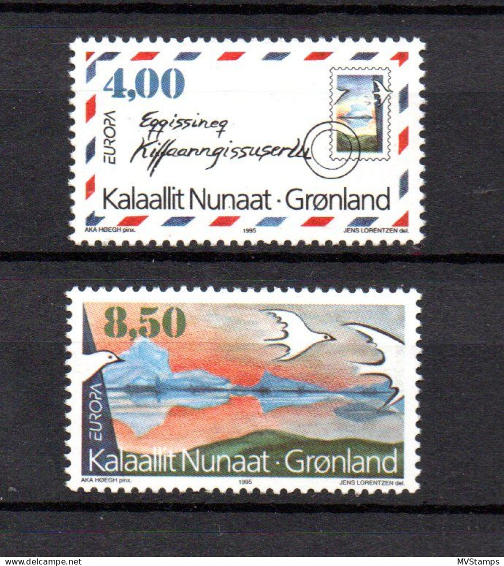 Greenland 1995 Set CEPT/Europe Peace Stamps (Michel 262/63) MNH - Neufs