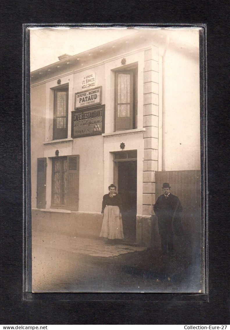 (24/03/24) 94-CPA VITRY SUR SEINE - ENTREPRISE DE MACONNERIE PATAUD - CAFE RESTAURANT DES ENTREPRENEURS - Vitry Sur Seine