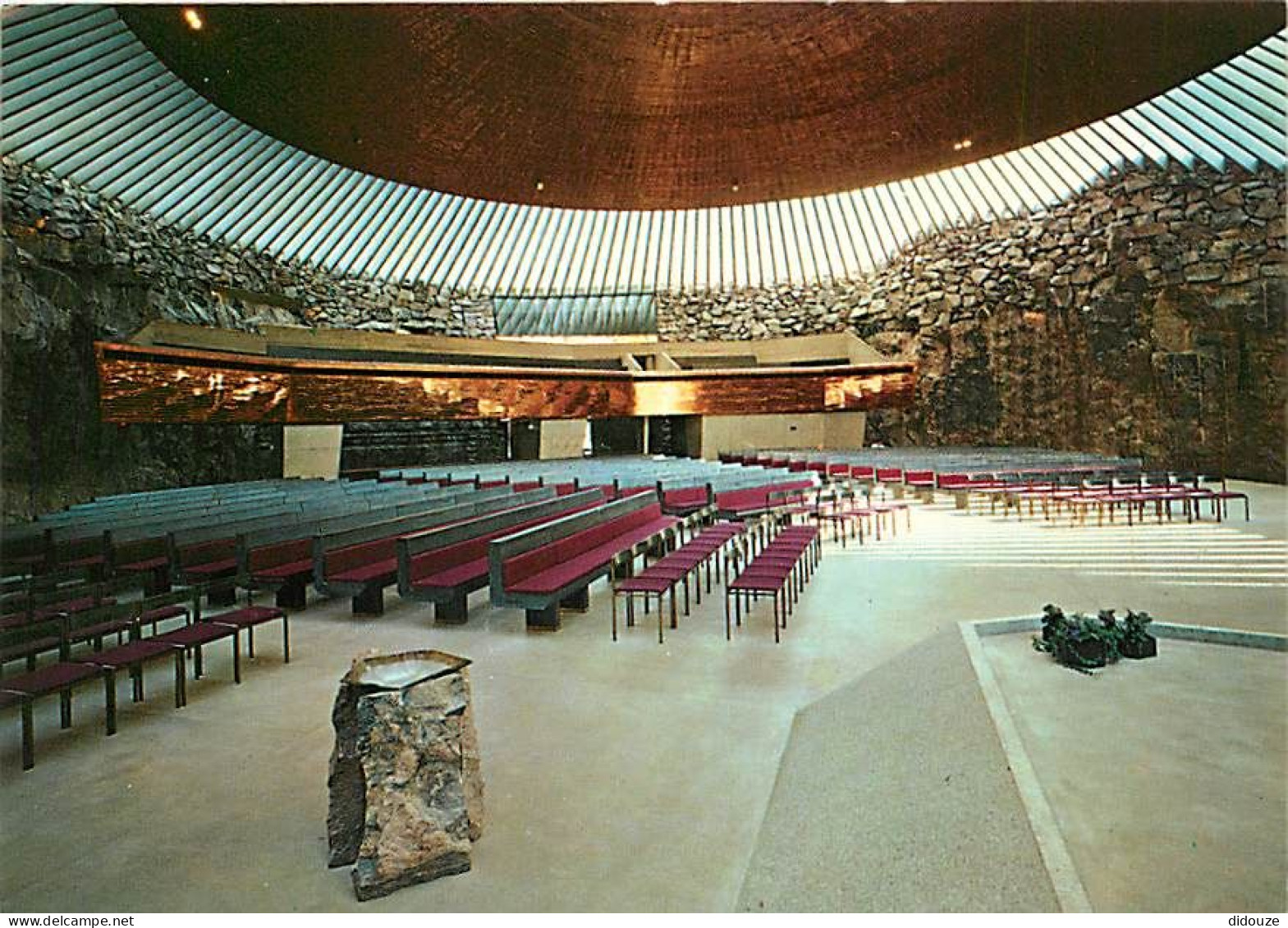 Finlande - Helsinki - Temppeliaukion Kirkko - Temppeliaukio Church - Eglise De Temppeliaukio - Intérieur - CPM - Carte N - Finlande