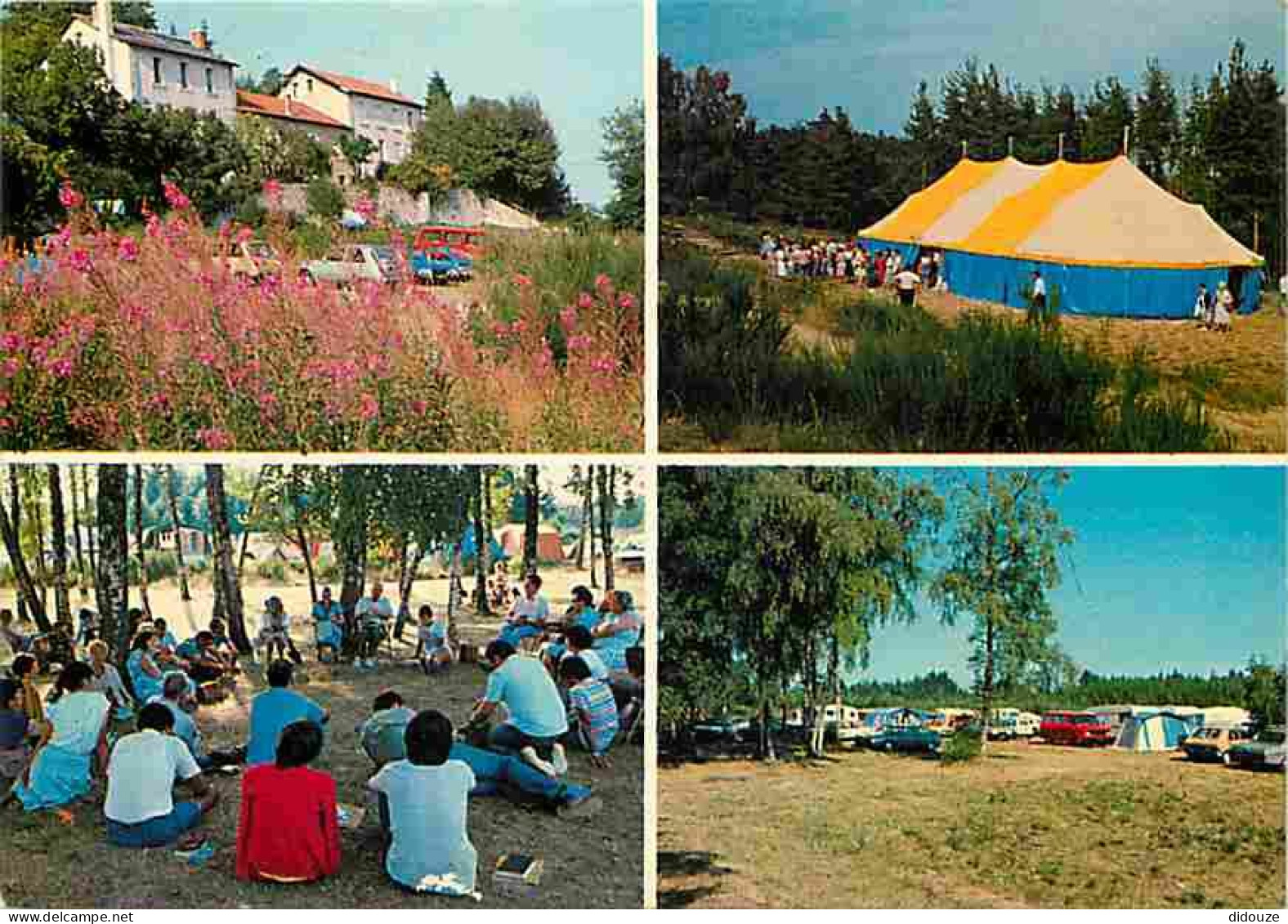 43 - Le Chambon Sur Lignon - Centre Familial De Vacances Le Coteau Fleuri - Multivues - Automobiles - CPM - Voir Scans R - Le Chambon-sur-Lignon