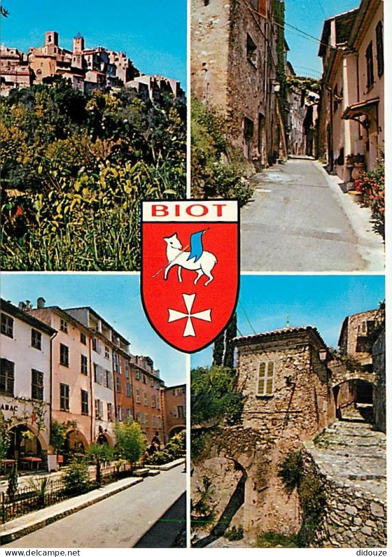 06 - Biot - Multivues - Blasons - CPM - Carte Neuve - Voir Scans Recto-Verso - Biot