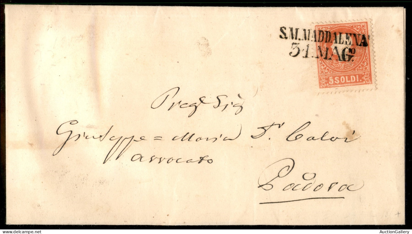 Antichi Stati Italiani - Lombardo Veneto - Tre Belle Lettere - Una Del 1851 Da Milano Per Codogno Con 15 Cent Rosso Firm - Other & Unclassified