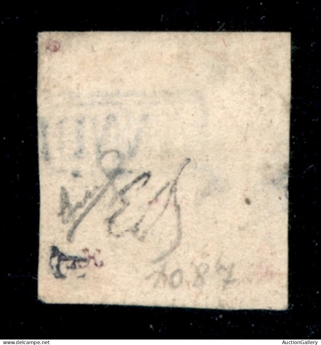 Antichi Stati Italiani - Napoli - 1858 - 50 Grana Rosa Brunastro (14) - Usato - Cert. Biondi - Other & Unclassified