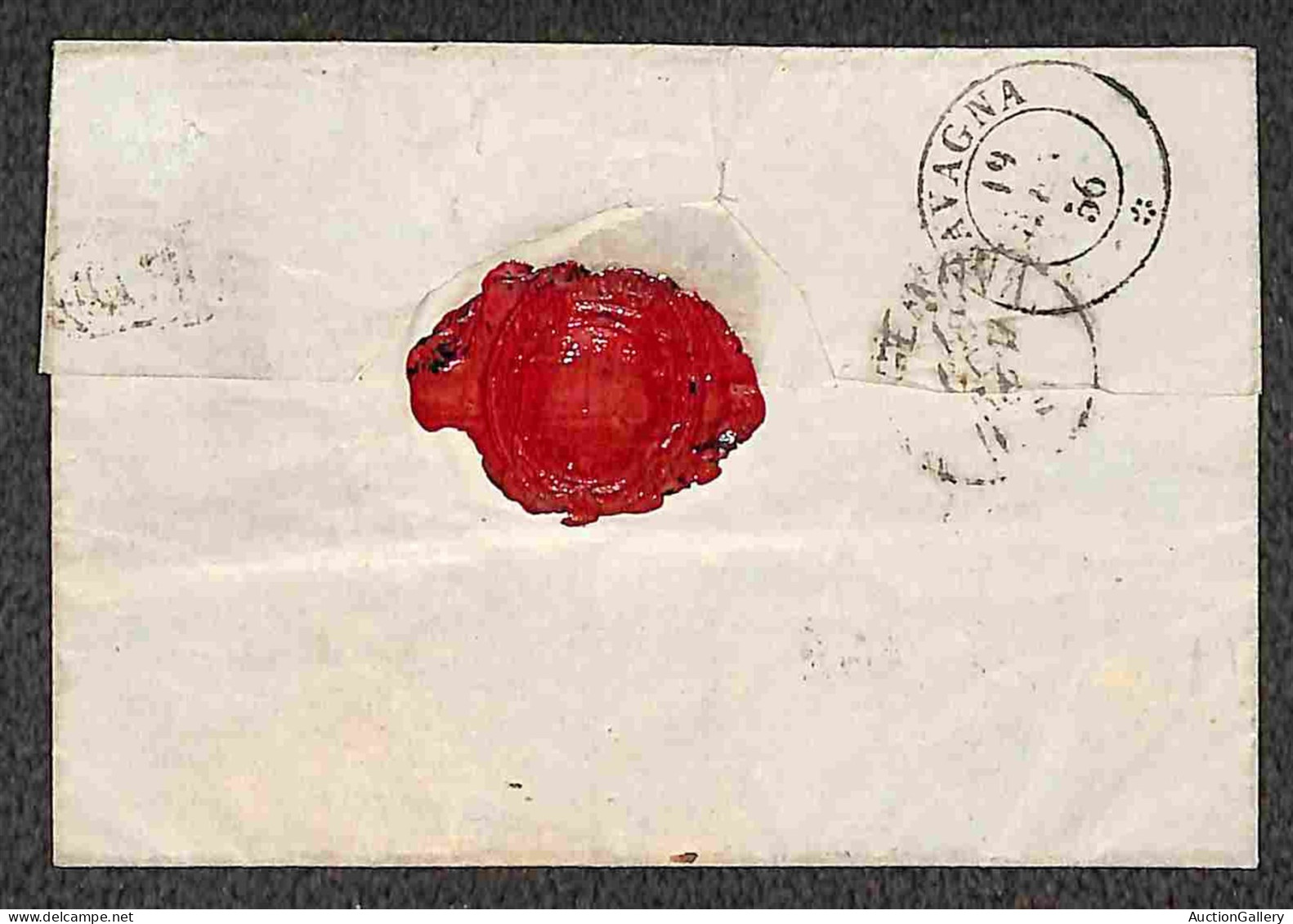 Antichi Stati Italiani - Parma - Due 15 Cent (3) Su Lettera Da Parma A Lavagna Del 16.1.1856 - Margini Regolari - A. Die - Sonstige & Ohne Zuordnung