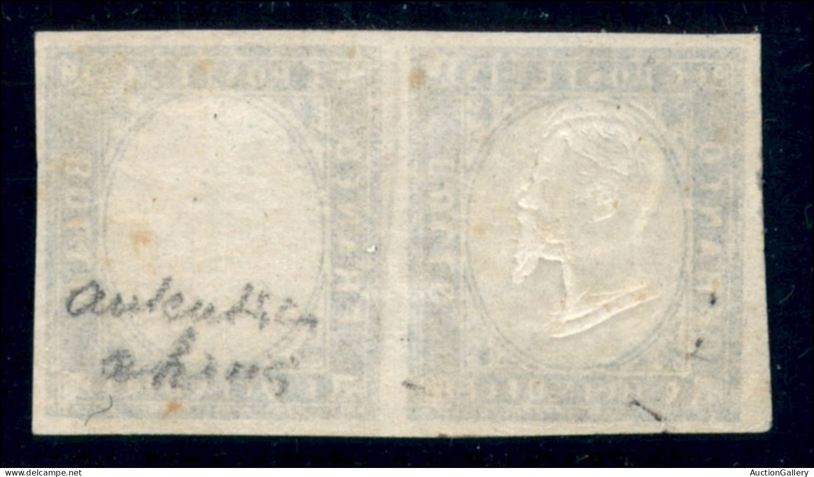 Regno - Vittorio Emanuele II - 1863 - Senza Effigie - 15 Cent (11n) - Coppia Con Doppia Testina A Sinistra - Gomma Origi - Altri & Non Classificati