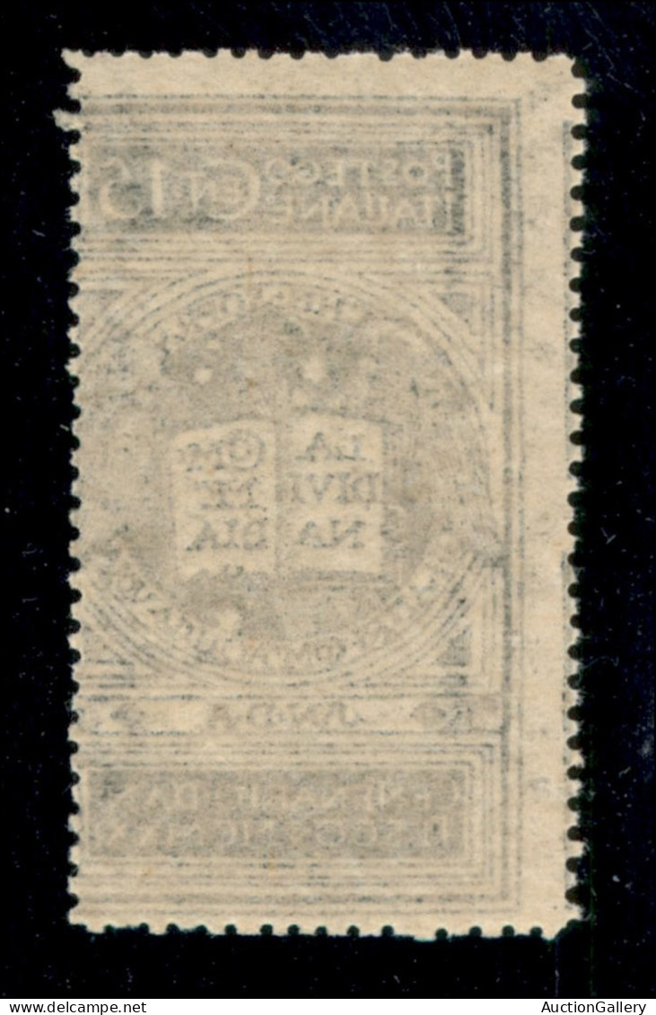 Regno - Vittorio Emanuele III - 1921 - 15 Cent Dante (116A) - Gomma Integra - Otros & Sin Clasificación