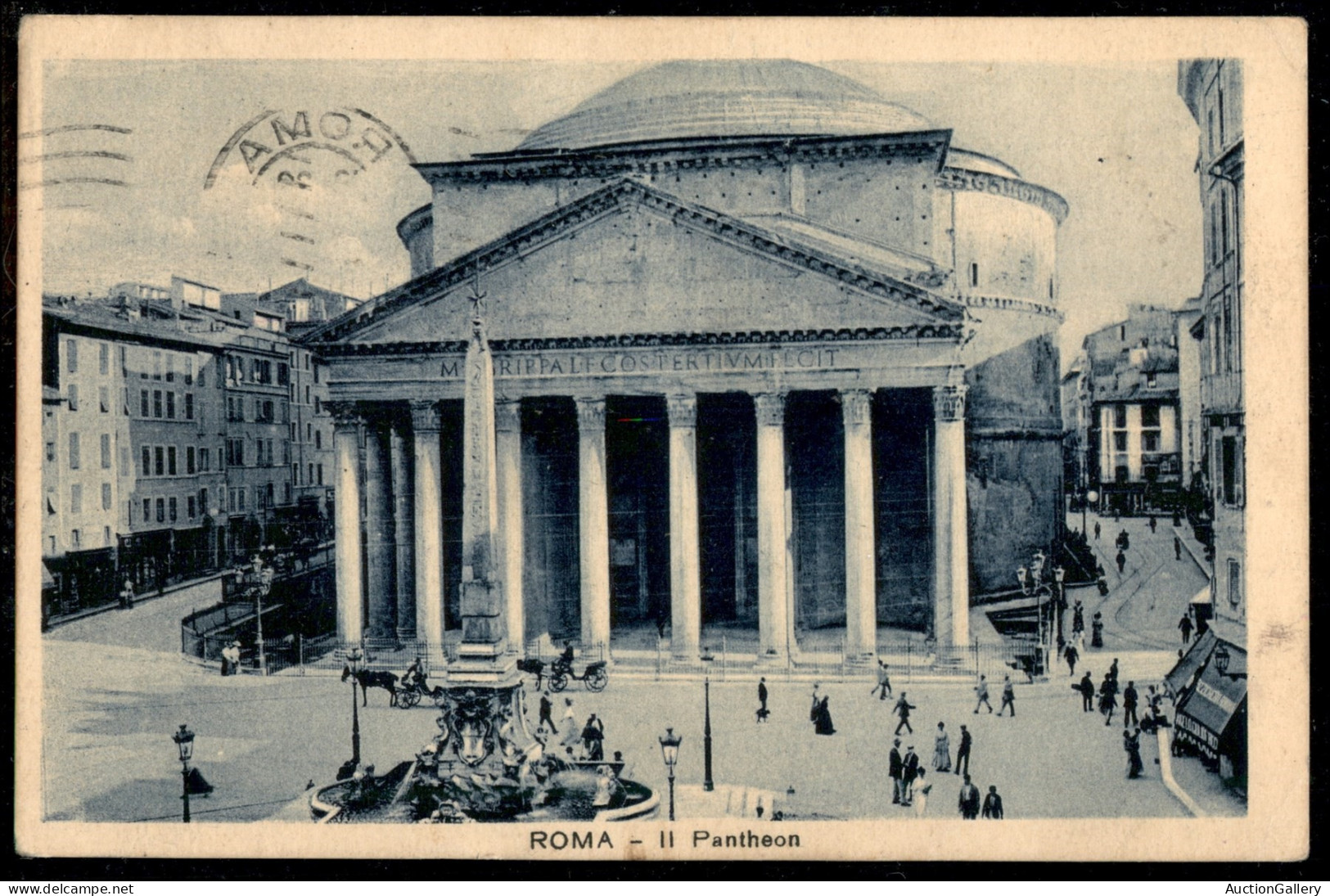 Regno - Vittorio Emanuele III - 30 Cent Bruno Chiaro Camice Nere Isolato Su Cartolina Da Roma 1.XI.1923 Per Reggio Emili - Altri & Non Classificati