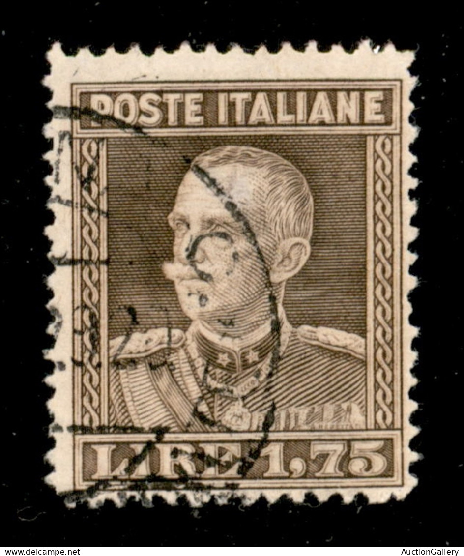 Regno - Vittorio Emanuele III - 1929 - 1,75 Lire (242) Usato - Cert. Chiavarello + Cert. AG - Andere & Zonder Classificatie