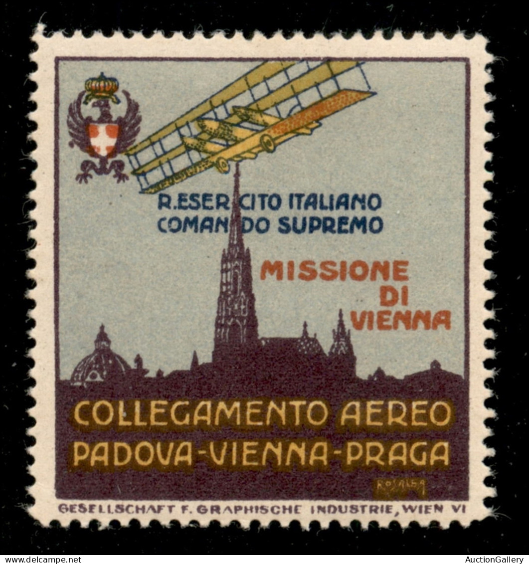 P.Aerea/Aerogrammi - 1918 - Missione Di Vienna - Vignetta Nuova - Gomma Originale - Diena - Other & Unclassified