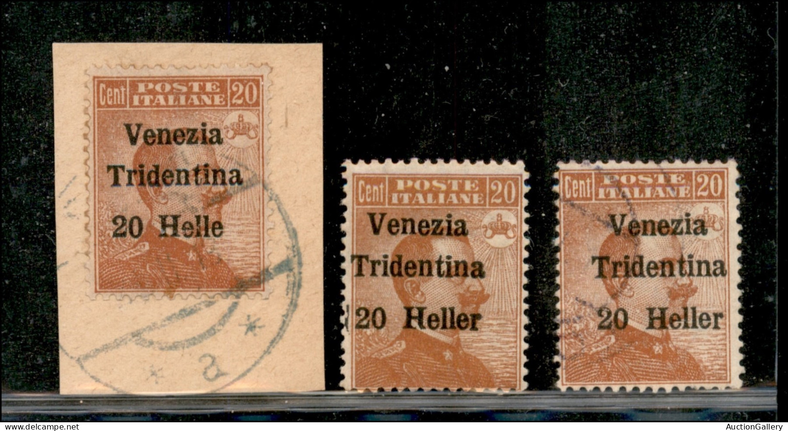 Occupazioni I Guerra Mondiale - Trentino-Alto Adige - 1918 - Piccolo Insieme Delle Emissioni Del Periodo (1/30) Di 100 E - Andere & Zonder Classificatie