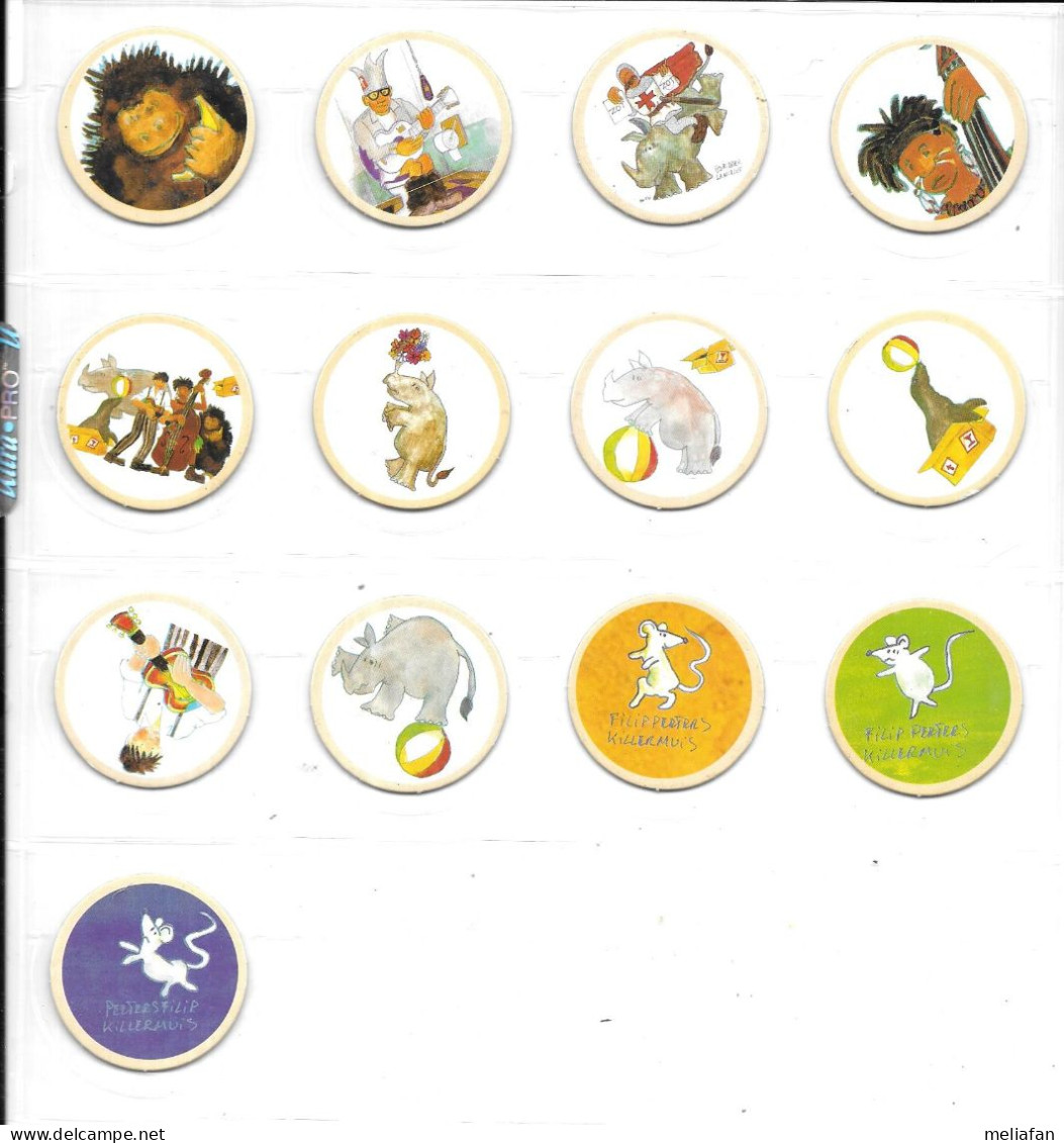 DG24 - SERIE 13 POGS QUICK HOPPIES HOPPIES - Andere & Zonder Classificatie