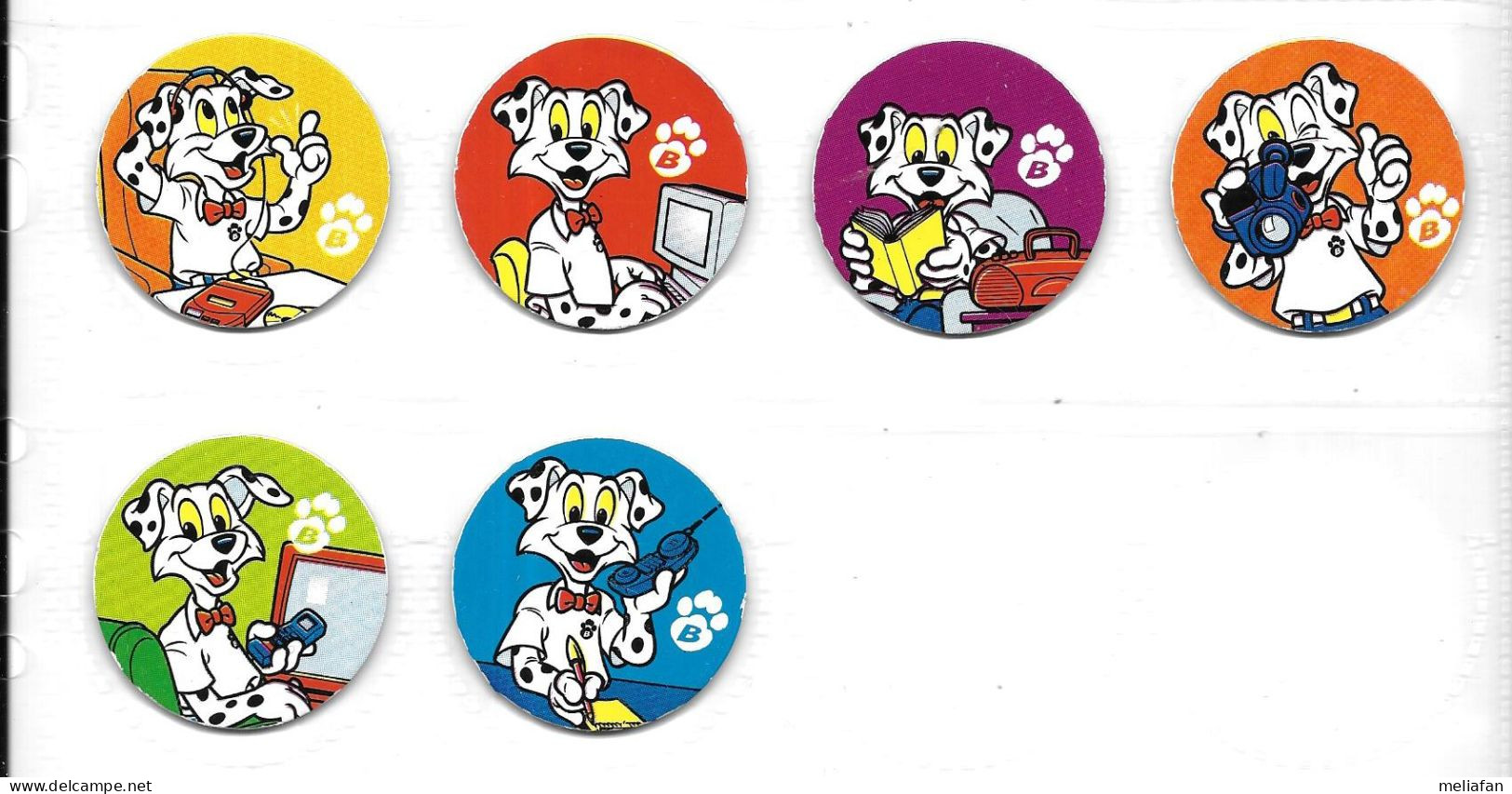 DG18 - SERIE 6 POGS BOUL LES BOULANGERS - Andere & Zonder Classificatie