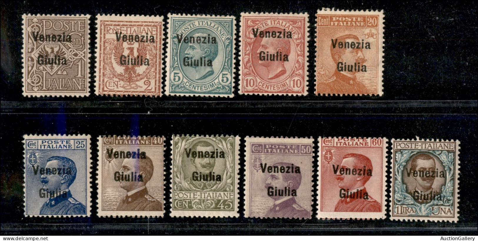 Occupazioni I Guerra Mondiale - Venezia Giulia - 1918/1919 - Soprastampati (19/29) - Serie Completa - Gomma Originale (7 - Other & Unclassified
