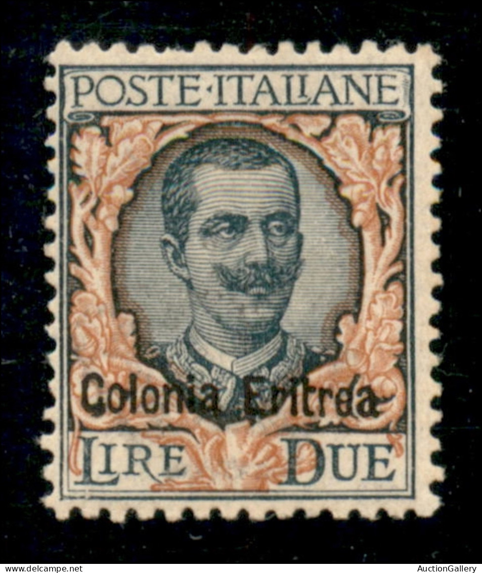 Colonie - Eritrea - 1925 - 2 Lire Floreale (95) - Gomma Integra - Andere & Zonder Classificatie