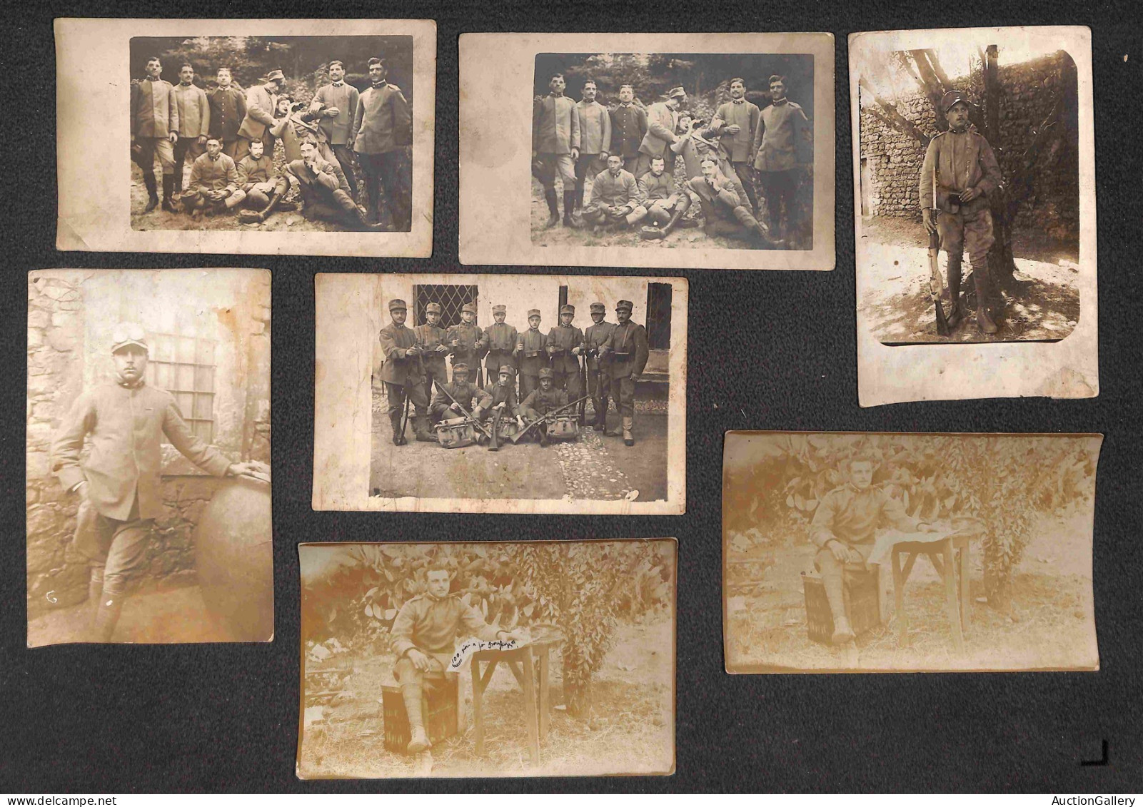 Colonie - Libia - Guerra di Libia - Militari (singoli - gruppi - postazioni) - 41 fotografie d'epoca (anche formato cart