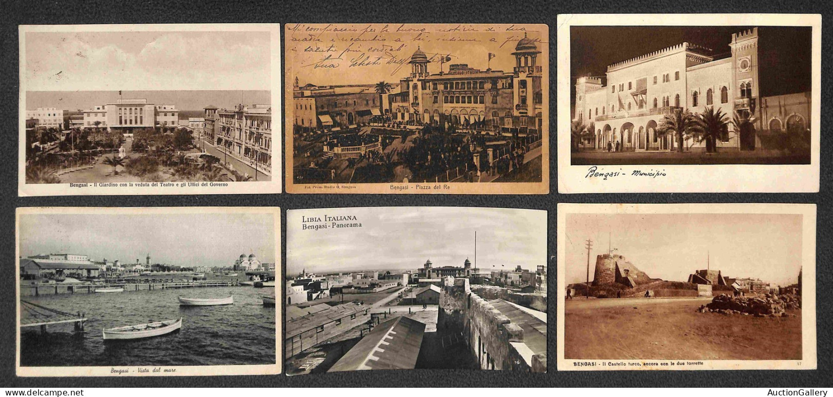 Colonie - Libia - Bengasi - 23 Cartoline Diverse (16 Usate) - Interessante Insieme - Da Esaminare - Other & Unclassified