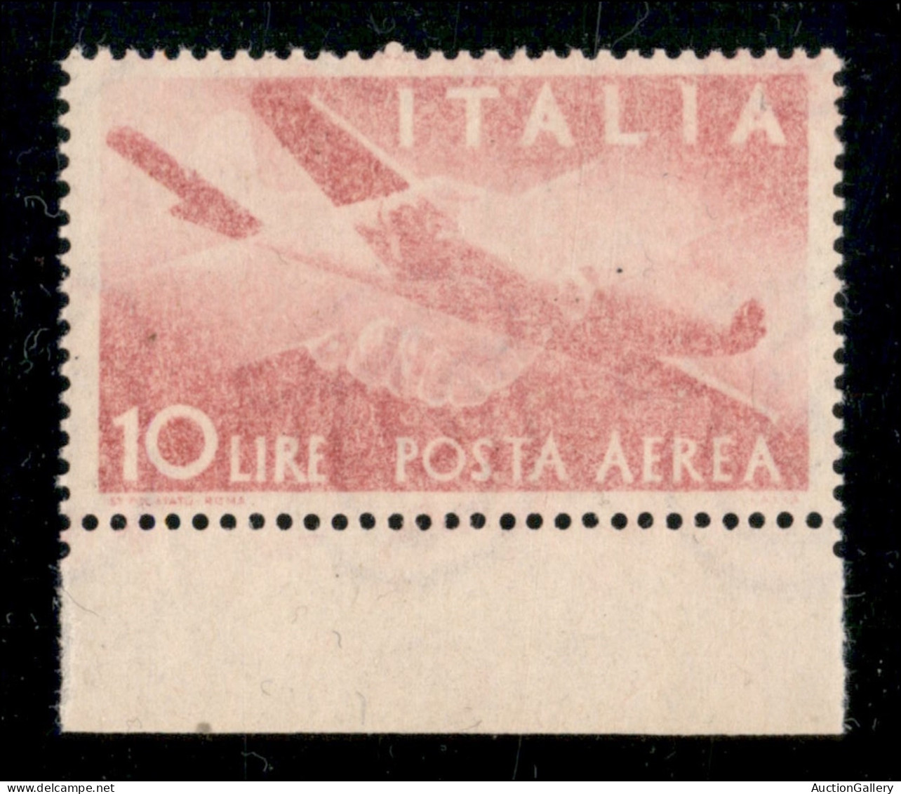 Repubblica - Repubblica - 1946 - 10 Lire (130aa - Aerea) - Stampa Molto Evanescente - Gomma Integra (500+) - Sonstige & Ohne Zuordnung