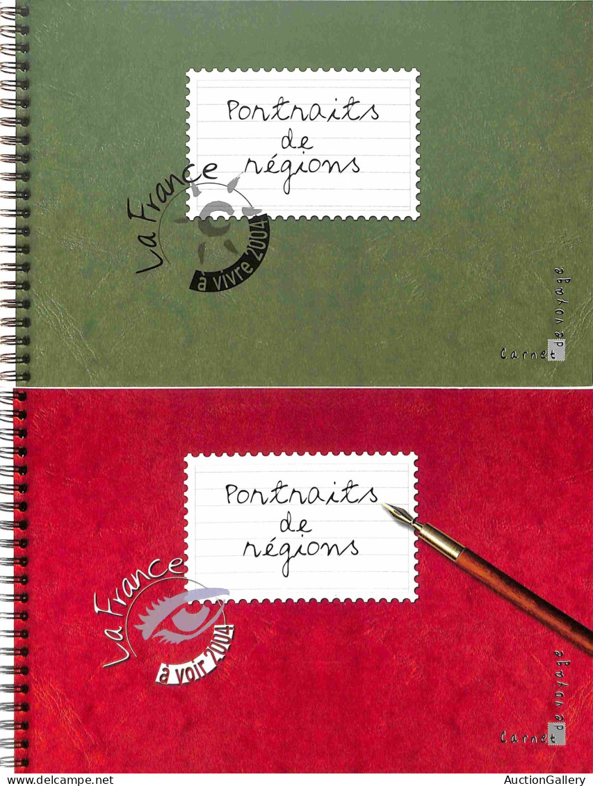 EUROPA - FRANCIA - 2003/2007 - "Portraits De Regions" - Insieme Di 10 Carnet/libretti Emessi Nel Periodo - Ottimo Stato  - Otros & Sin Clasificación