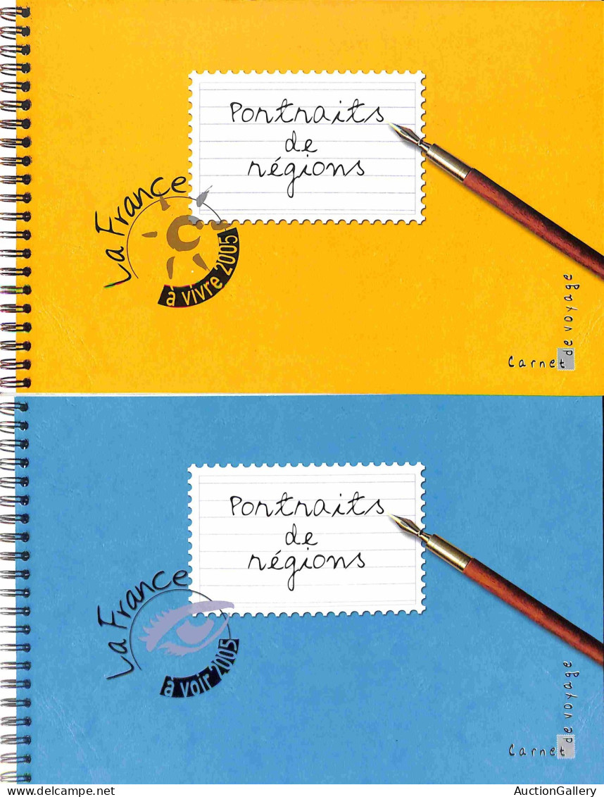 EUROPA - FRANCIA - 2003/2007 - "Portraits De Regions" - Insieme Di 10 Carnet/libretti Emessi Nel Periodo - Ottimo Stato  - Other & Unclassified