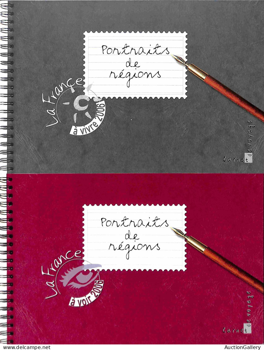 EUROPA - FRANCIA - 2003/2007 - "Portraits De Regions" - Insieme Di 10 Carnet/libretti Emessi Nel Periodo - Ottimo Stato  - Other & Unclassified