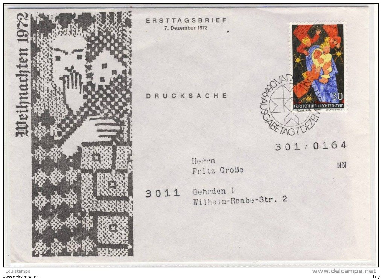 FDC - Ersttagbrief - 7 12.1972 - - FDC