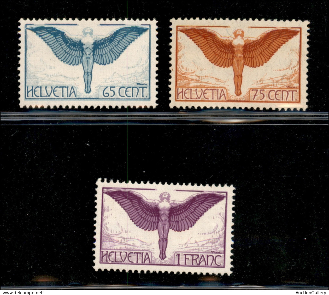 EUROPA - SVIZZERA - 1924 - Posta Aerea (189/191) - Serie Completa - Gomma Integra - Autres & Non Classés
