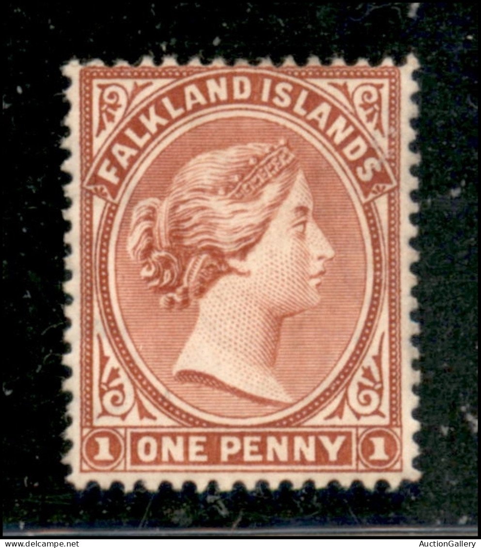 OLTREMARE - FALKLAND ISLAND - 1882 - 1 Penny (b) - Gomma Originale - Sonstige & Ohne Zuordnung