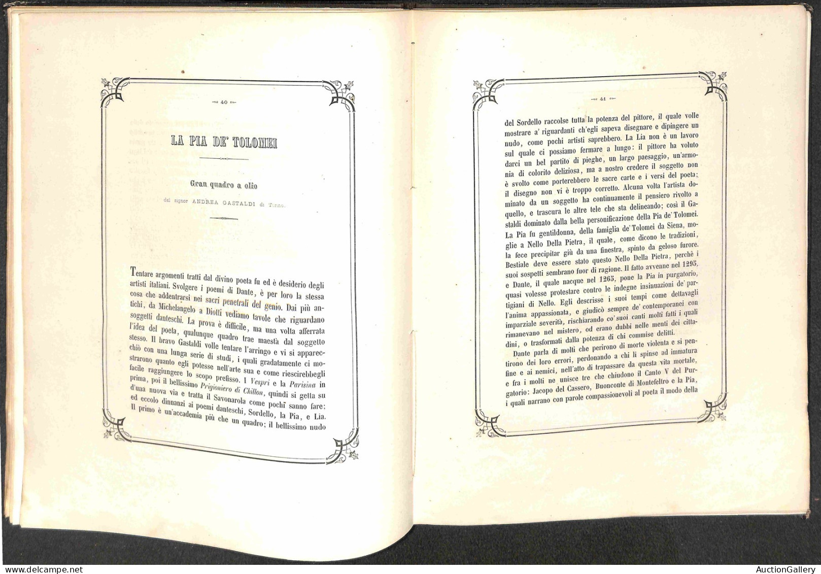 Prefilateliche - Prefilateliche - 1857 - Torino - Società Promotrice Delle Belle Arti - Elegante Album Della Pubblica Es - Sonstige & Ohne Zuordnung