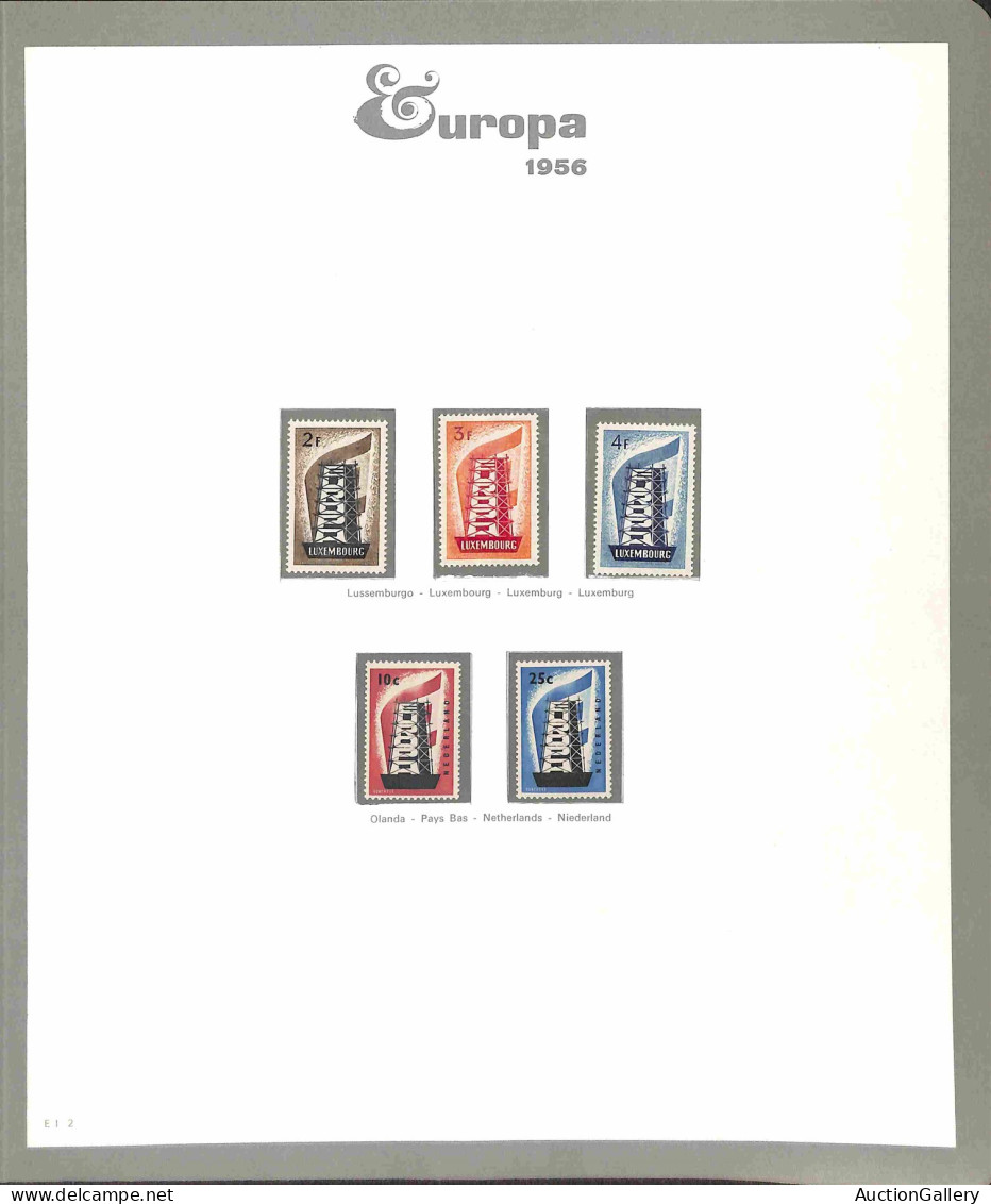 Lotti E Collezioni - Europa E Oltremare - EUROPA CEPT - 1956/1999 - Collezione Avanzata Di Valori Nuovi In Serie Complet - Andere & Zonder Classificatie