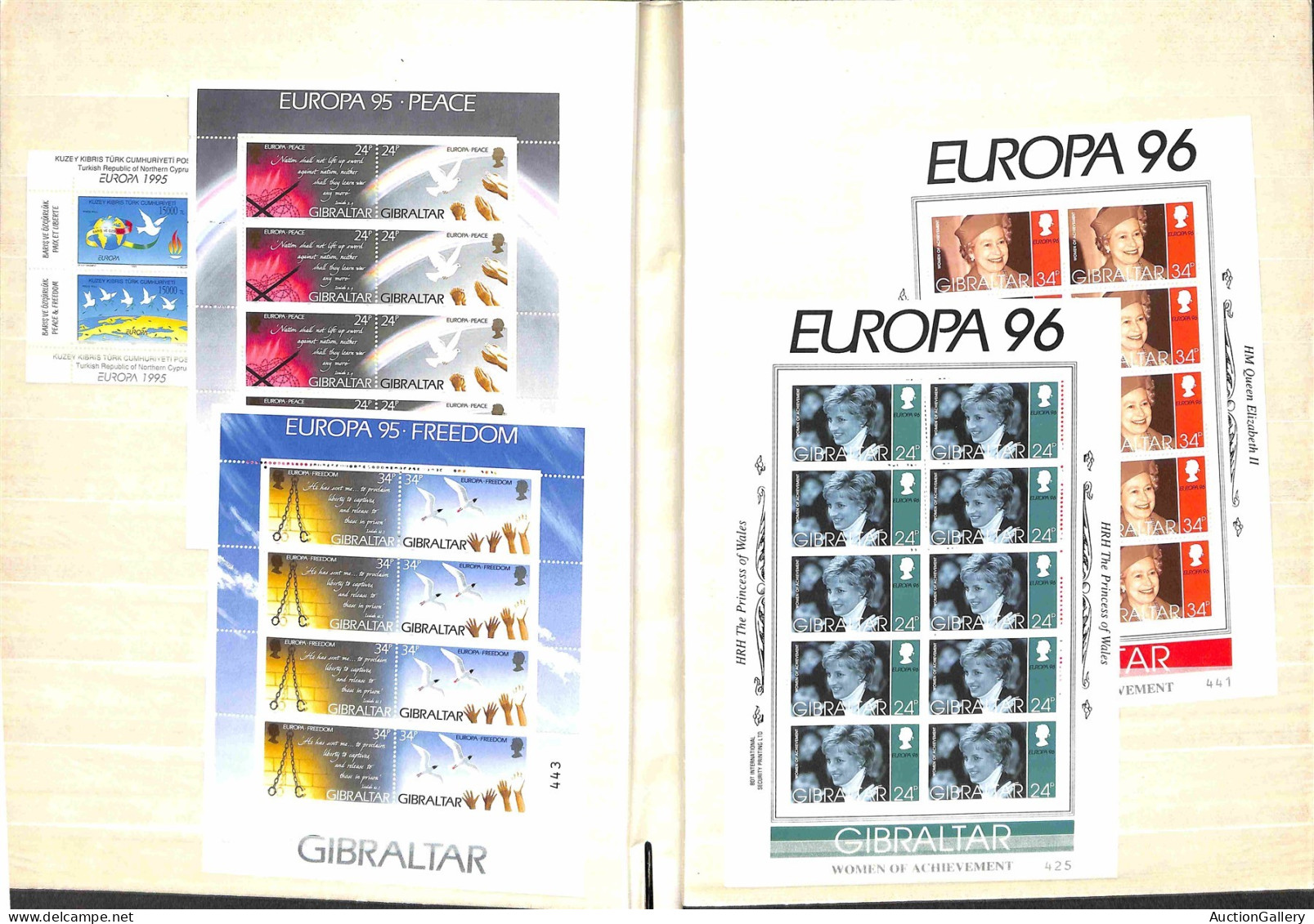Lotti E Collezioni - Europa E Oltremare - EUROPA CEPT - 1979/1999 - Collezione Di Minifogli Del Periodo In 3 Album Racco - Otros & Sin Clasificación