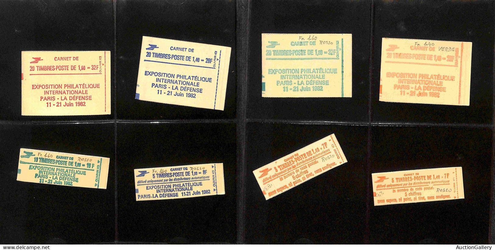 Lotti e Collezioni - Europa e Oltremare - FRANCIA - 1956/1983 - Collezione di 43 libretti diversi del periodo di cui 24 