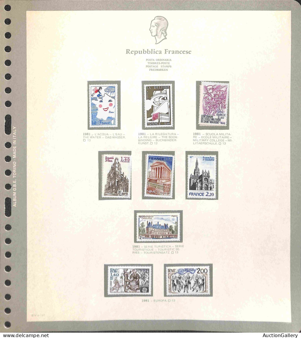 Lotti E Collezioni - Europa E Oltremare - FRANCIA - 1960/1985 - Collezione Completa Di Valori Di Posta Ordinaria + Aerea - Altri & Non Classificati