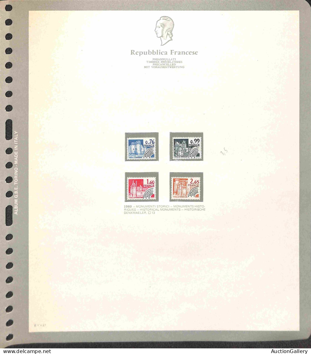 Lotti e Collezioni - Europa e Oltremare - FRANCIA - 1960/1985 - Collezione completa di valori di posta ordinaria + aerea