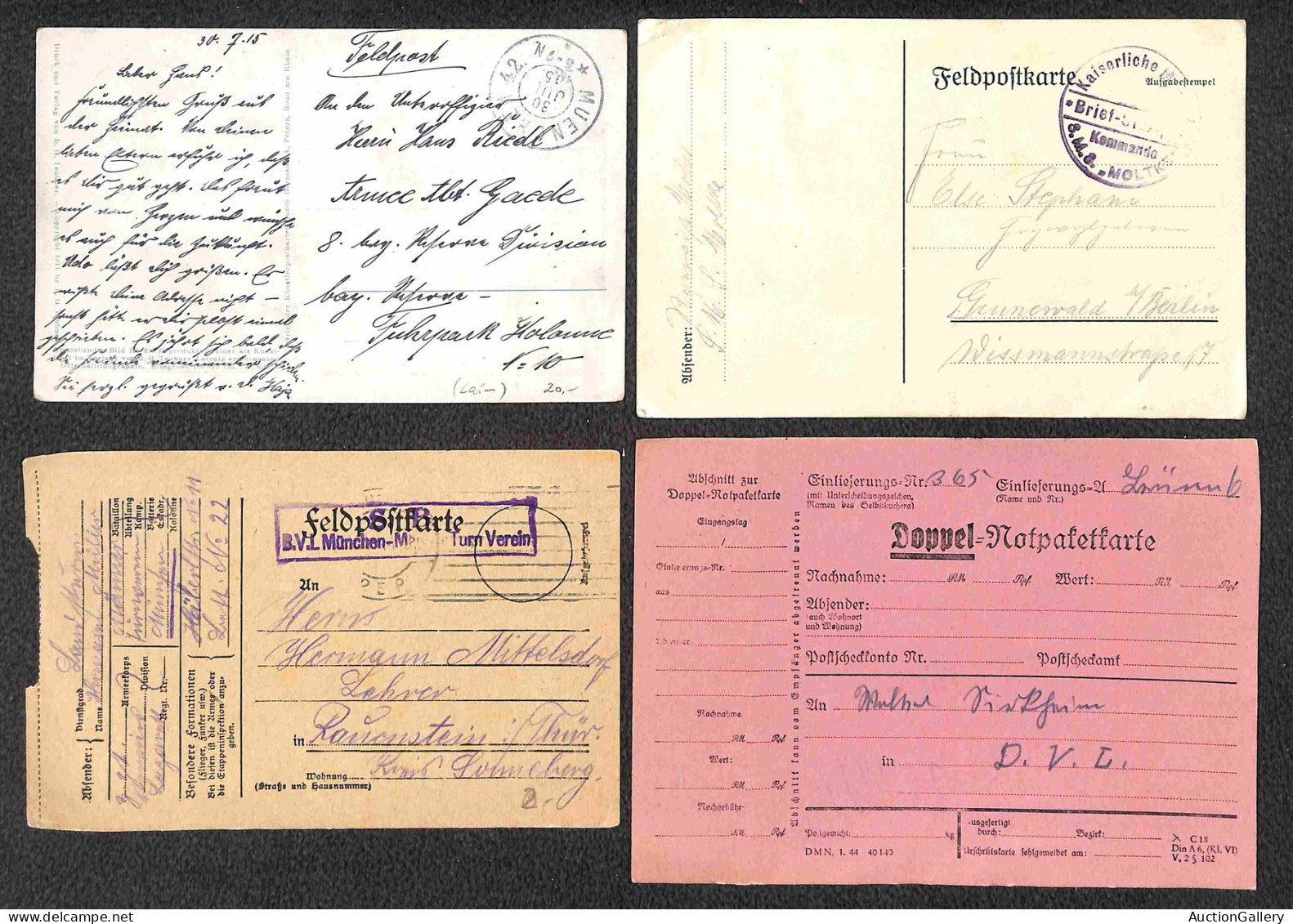 Lotti E Collezioni - Europa E Oltremare - GERMANIA - 1889/1945 -Miscellanea - Insieme Di 27 Oggetti Postali (Franchigie  - Other & Unclassified