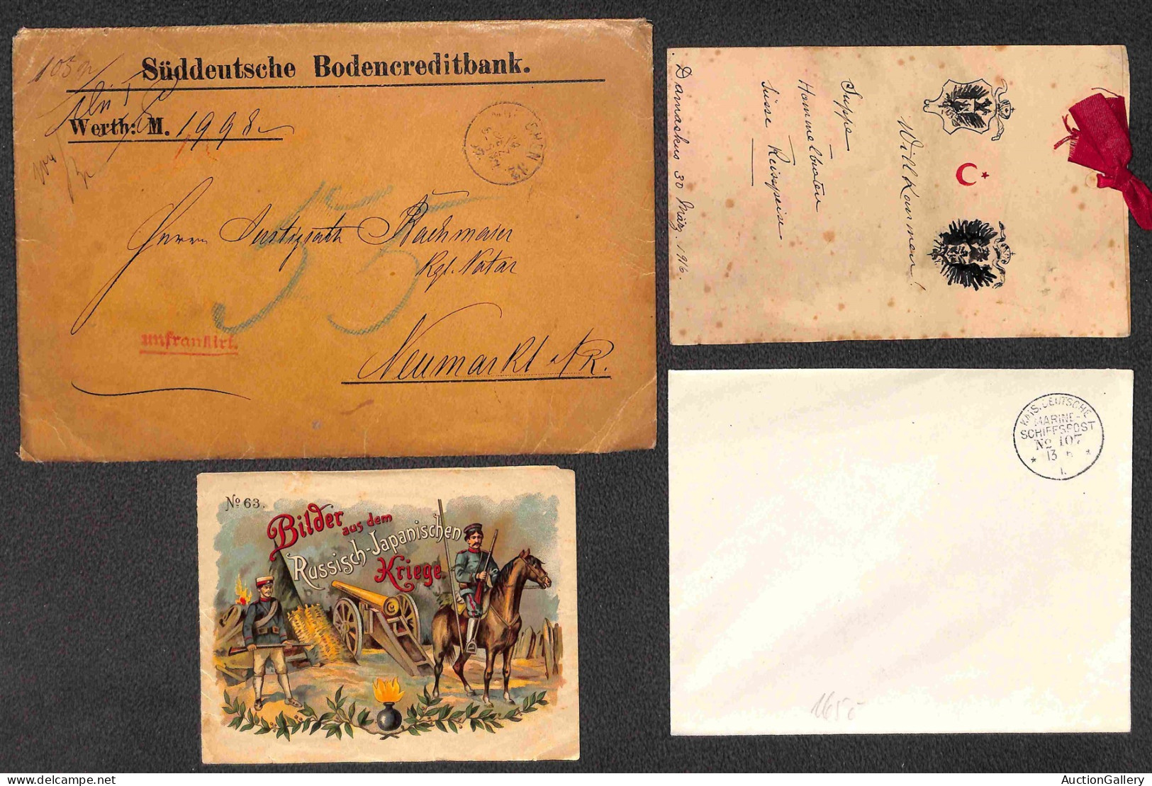 Lotti e Collezioni - Europa e Oltremare - GERMANIA - 1889/1945 -Miscellanea - insieme di 27 oggetti postali (Franchigie 