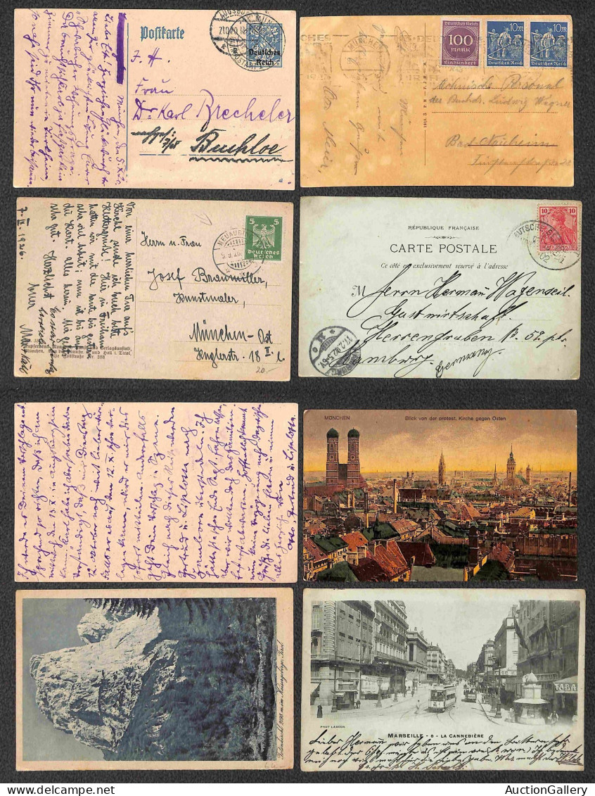 Lotti e Collezioni - Europa e Oltremare - GERMANIA - Interi Postali - insieme di 35 oggetti postali prevalentemente cart