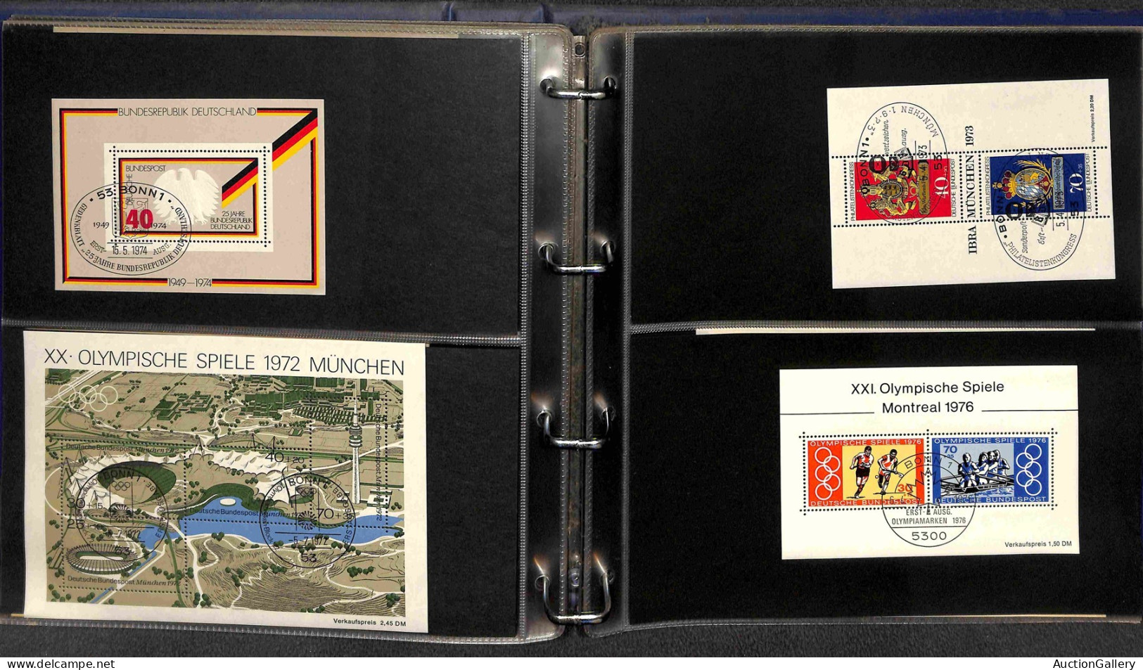 Lotti E Collezioni - Europa E Oltremare - GERMANIA - 1959/1998 - BRD + BERLINO - Piccola Collezione Di Oltre 50 Fogliett - Other & Unclassified