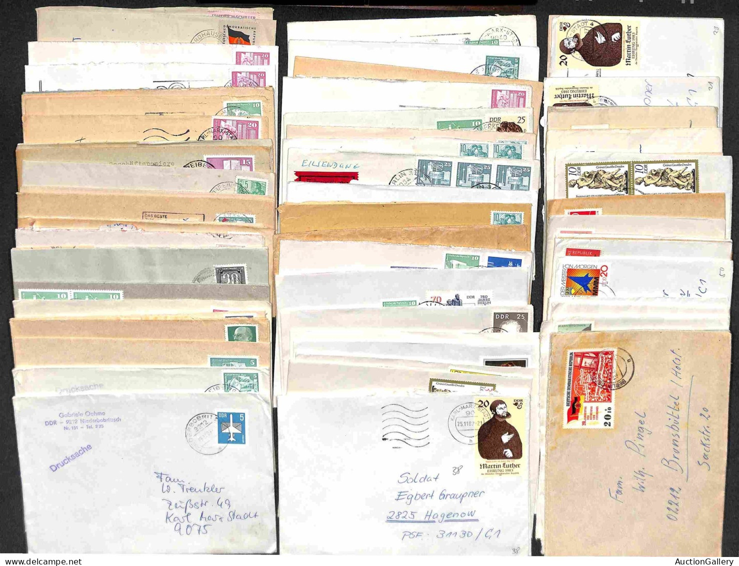 Lotti E Collezioni - Europa E Oltremare - GERMANIA - 1962/1988 - Oltre 100 Buste E Lettere Diverse Con Annulli E Timbri  - Other & Unclassified