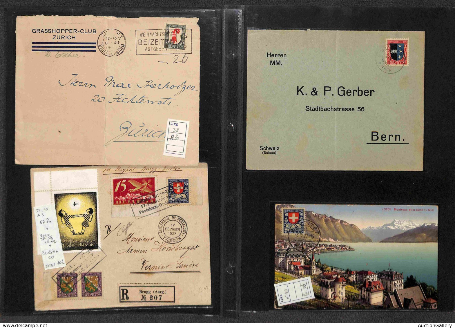 Lotti E Collezioni - Europa E Oltremare - SVIZZERA - 1914/2007 - Pro Juventute - Collezione Di Storia Postale Del Period - Other & Unclassified