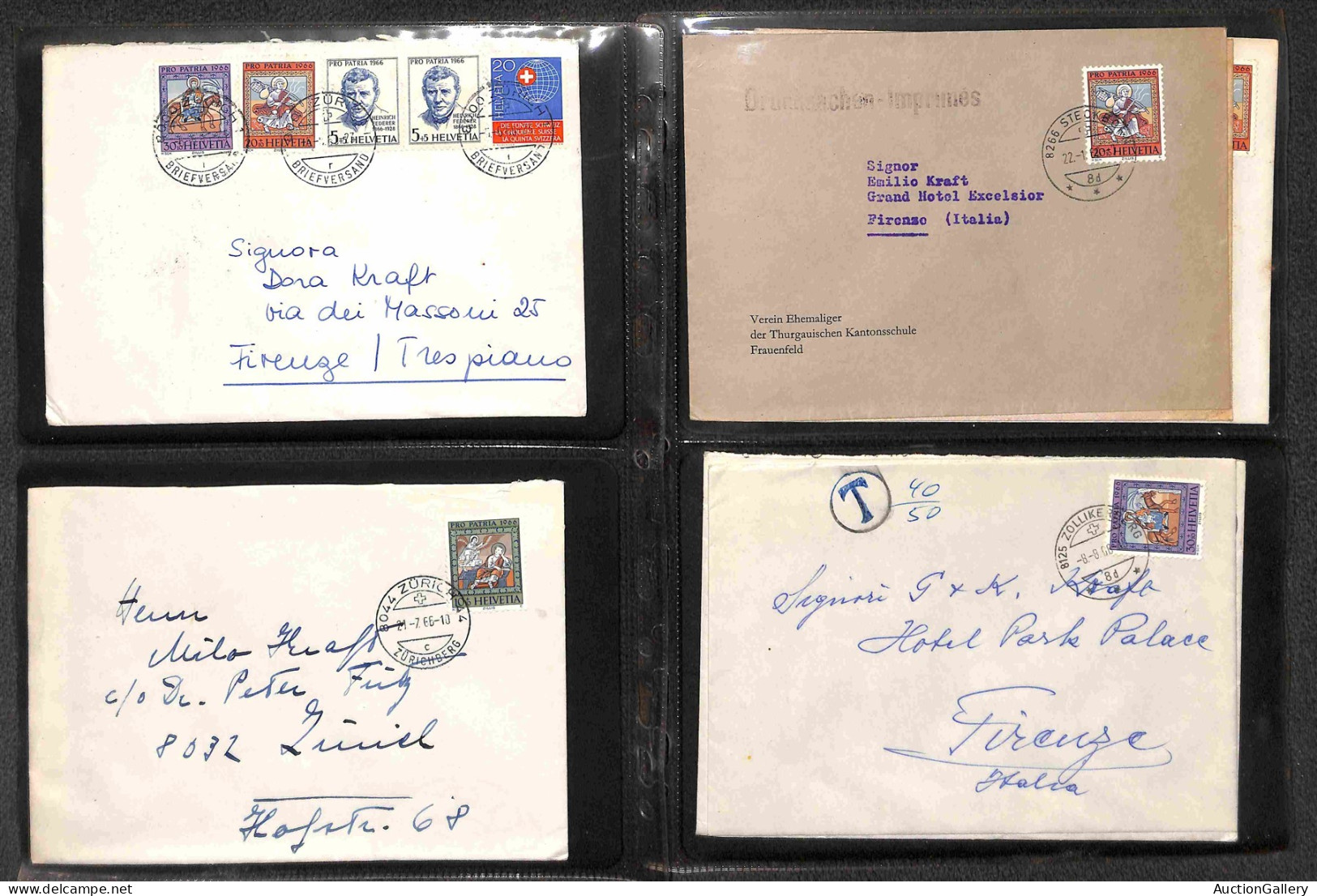 Lotti E Collezioni - Europa E Oltremare - SVIZZERA - 1938/2005 - Pro Patria - Collezione Di Storia Postale Del Periodo C - Other & Unclassified