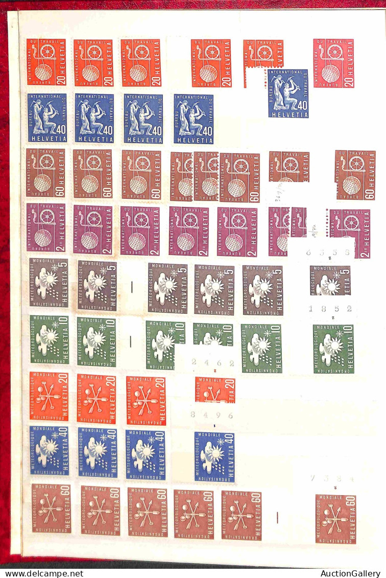 Lotti E Collezioni - Europa E Oltremare - SVIZZERA - 1955/1985 - Collezione Di Centinaia Di Valori In Serie Complete Di  - Autres & Non Classés