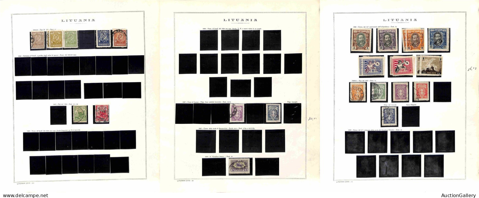 Lotti E Collezioni - Europa E Oltremare - PAESI EUROPEI - 1889/1934 - Epiro/Estonia/Lettonia/Lituania/Montenegro - Colle - Andere & Zonder Classificatie