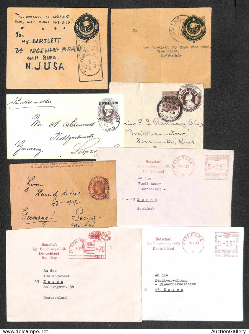 Lotti e Collezioni - Europa e Oltremare - MONDIALE - 1883/1990 - Interi postali - Bell'insieme di 38 cartoline + 24 bust