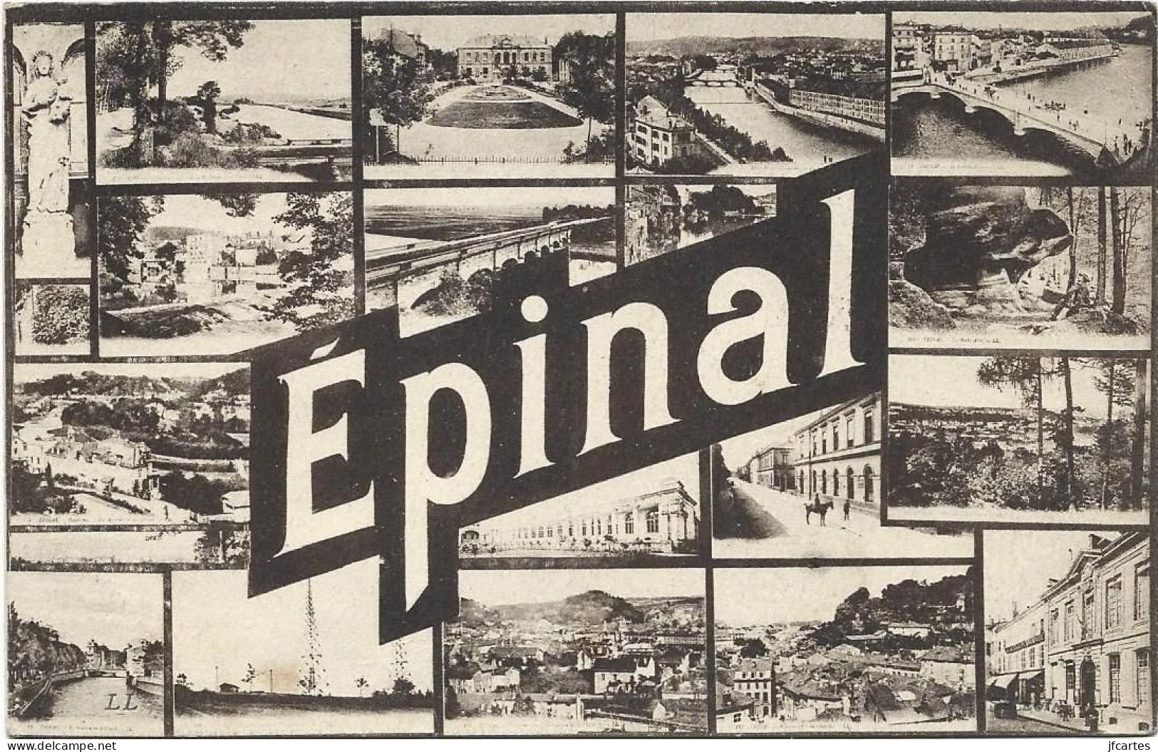 88 - EPINAL - Lot N° 2 de 46 cartes postales - Toutes scannées