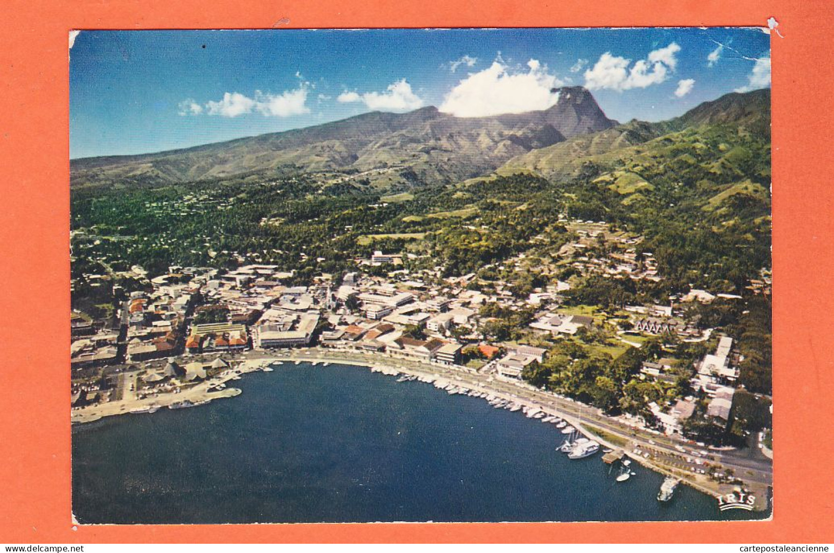 16201 / TAHITI PAPEETE  Ville Située Coté Nord-Ouest île Entre Montagne Et Port 1978 Cliché HERMANN IRIS 58 - Polynésie Française