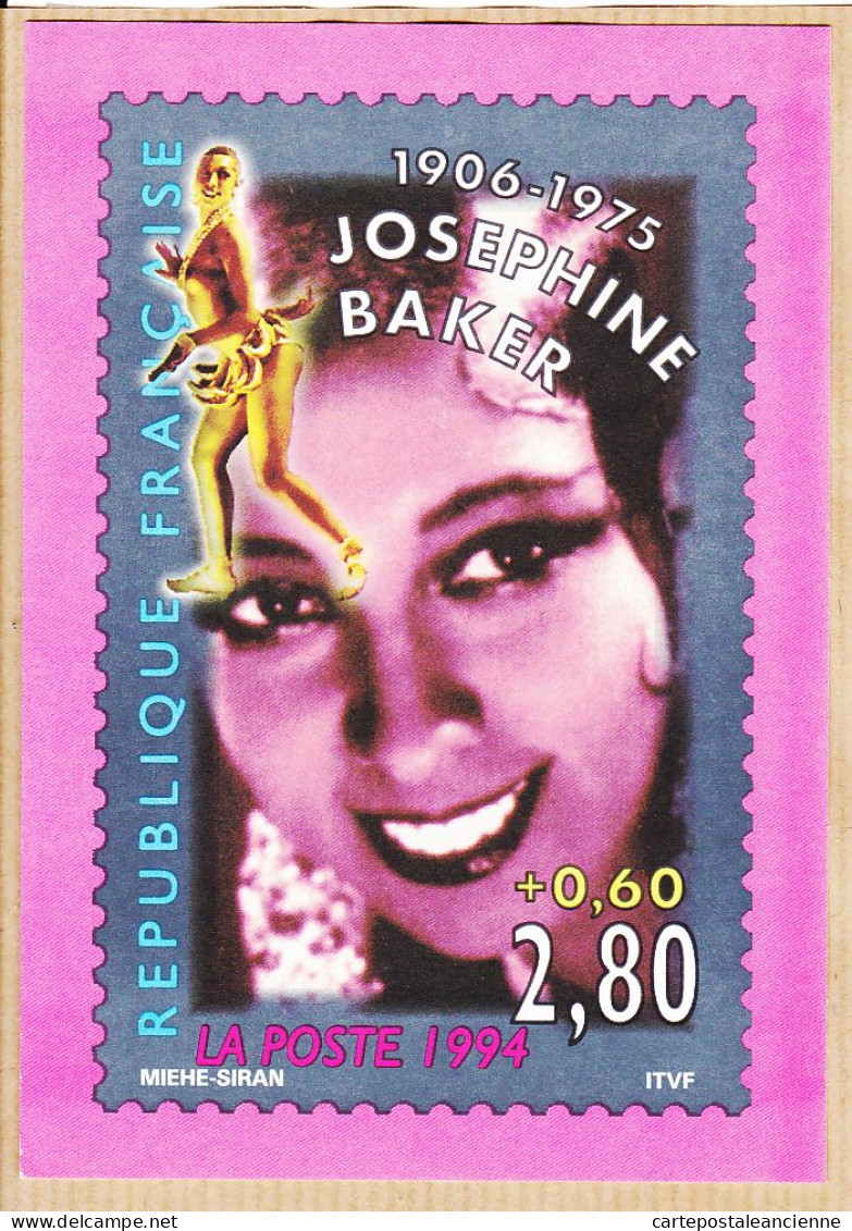 16464 / Joséphine BAKER 1906-1975 Représentation Timbre Représentation Timbre YT 2899 MIELHE-SIRAN Cppub LA POSTE - Femmes Célèbres