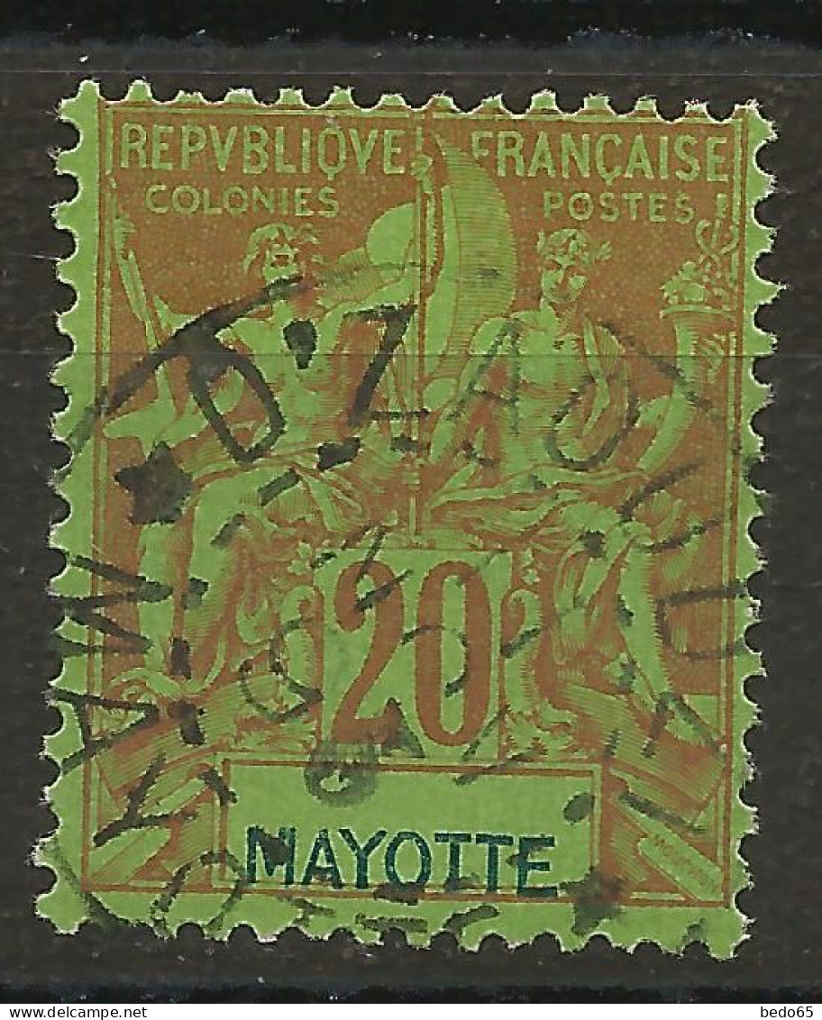 MAYOTTE N° 7 CACHET D'ZAOUDZI  / Used - Gebraucht